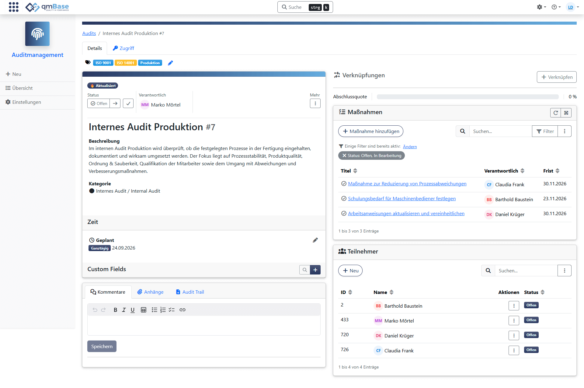 Auditmanagement