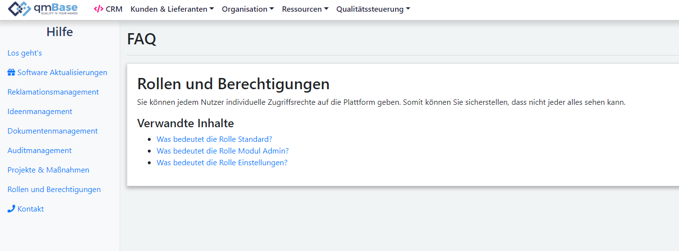Hilfe & Kontakt