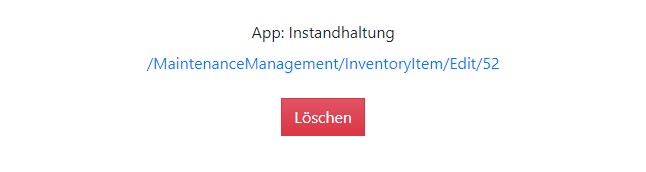Weiterleitung löschen